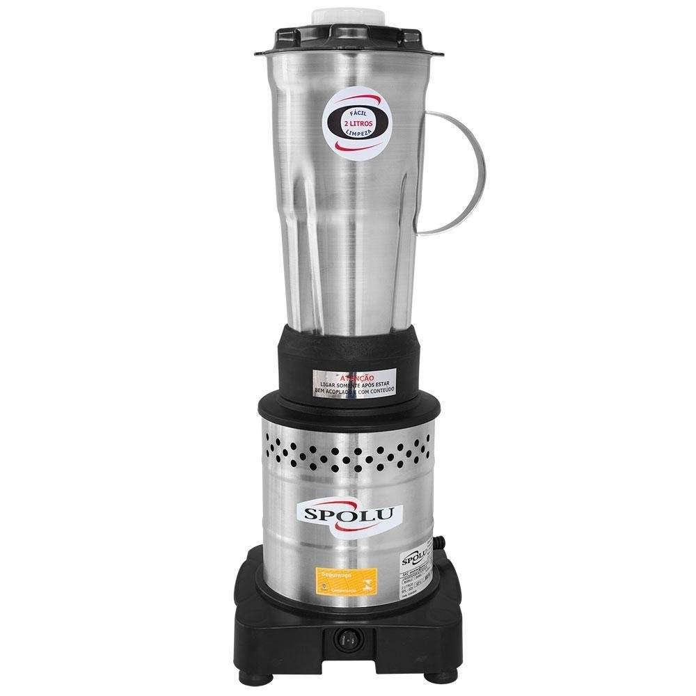 Liquidificador 2,0L Alta Rotacao Economy INOX Spolu