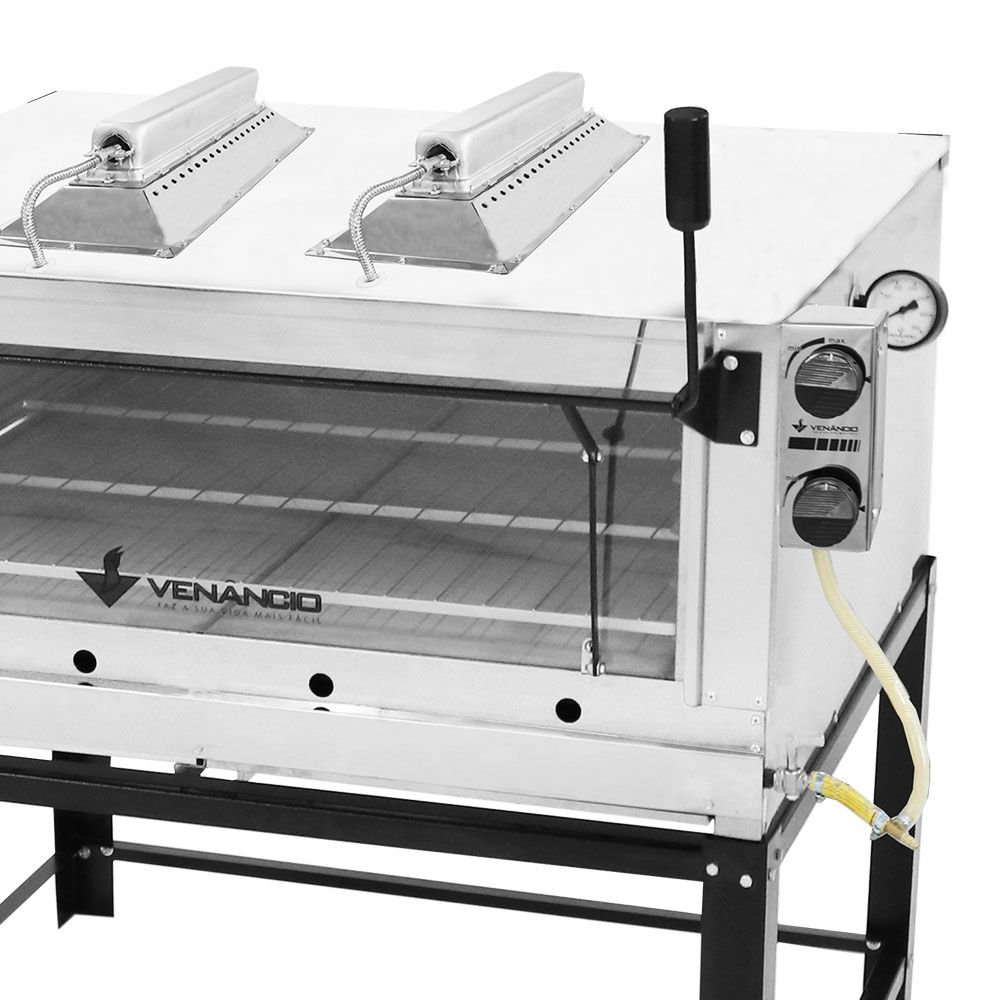 Forno Eletrico Lastro Roma 1,10M Venancio 4Uni