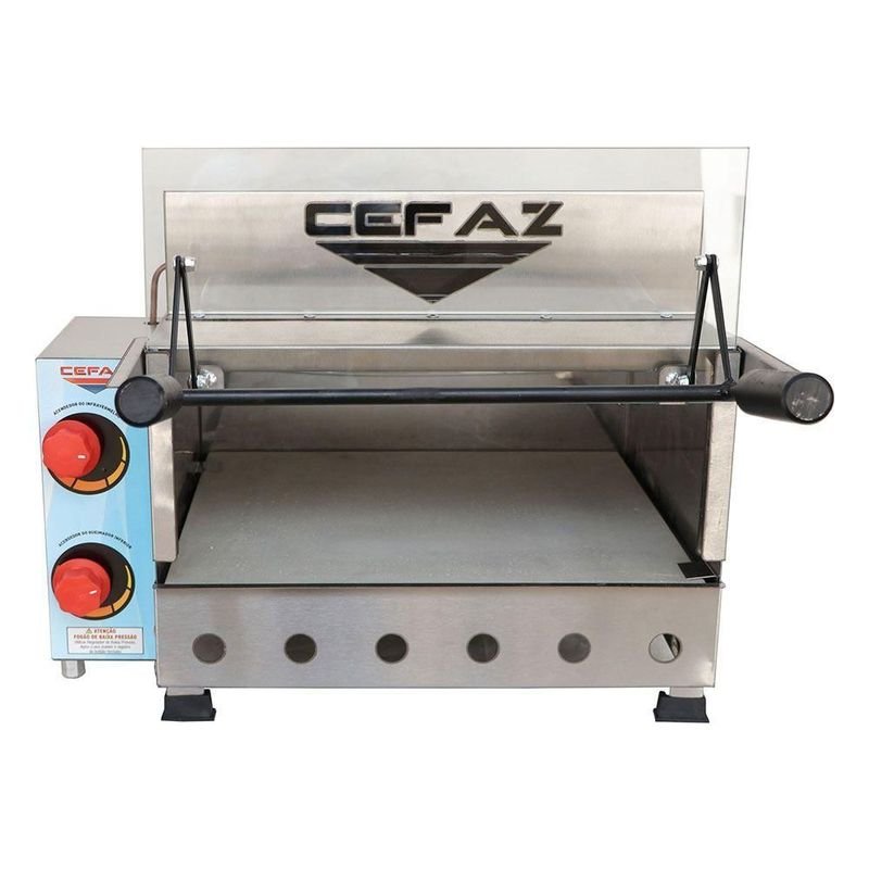 Forno  A Gas P/ Pizza Refrat. C/ Grill Infra Vermelho Sem Base Cefaz