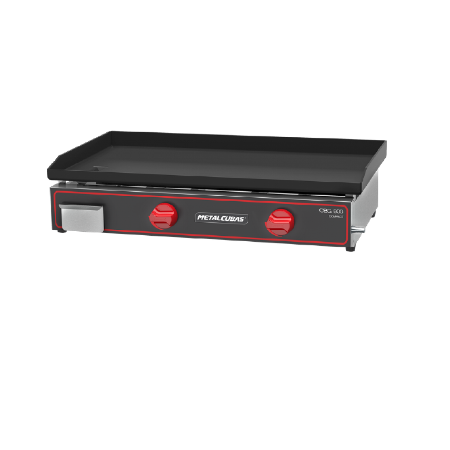 Chapa Bifeteira A Gas - Compact - 80 X 45 cm Metalcubas