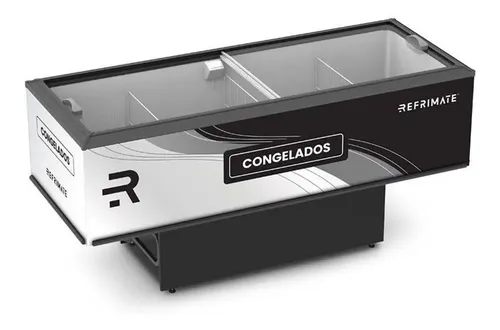 Expositor Ilha 2M Preto  Refrimate