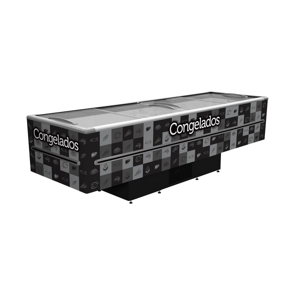 Expositor Ilha 1163L Preto Fricon