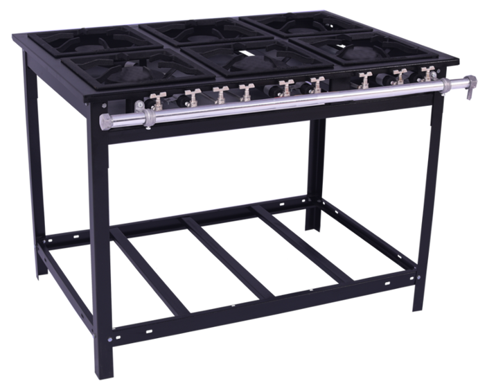 Fogao Ind Gas Extra 6Q - 3Qd 3Qs Venancio